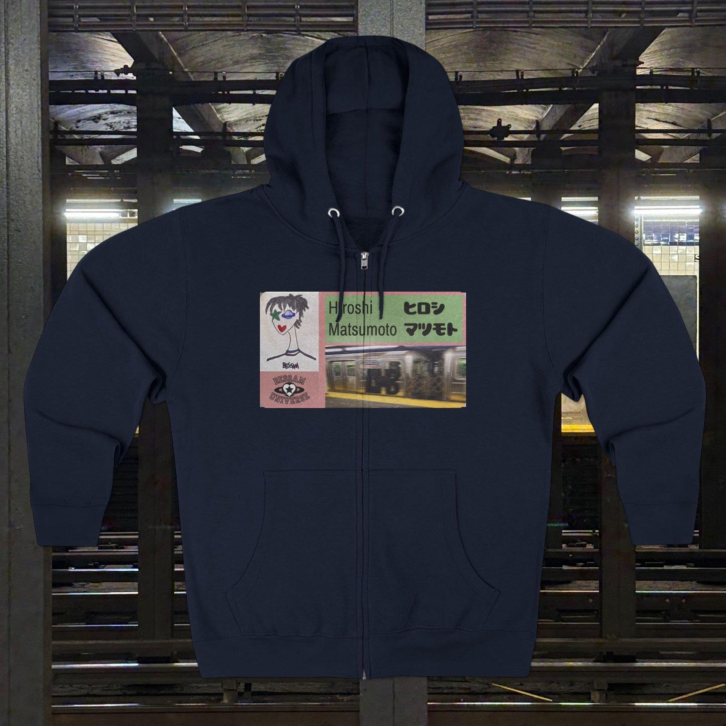 fake id zip hoodie